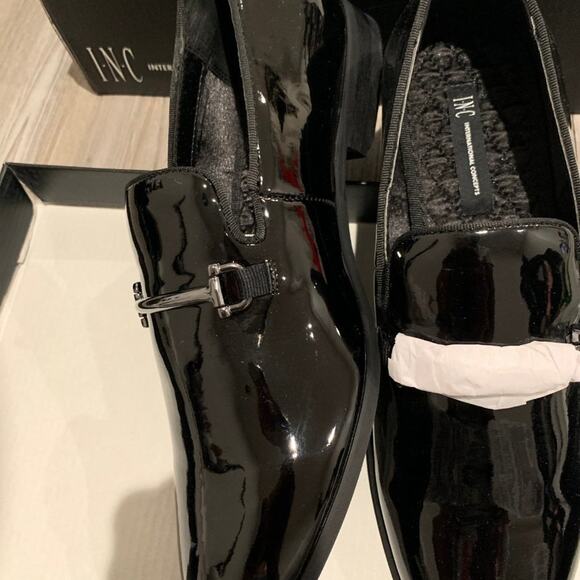 INC Men's Harrow Patent Bit Smoking Slippers-7M - Picture 4 of 5